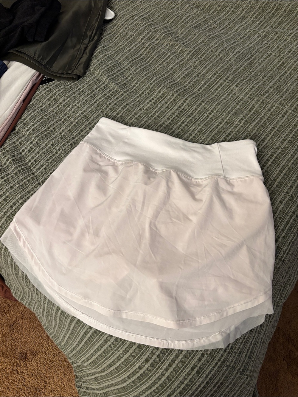 Women's White Athletic Skort - Classic White